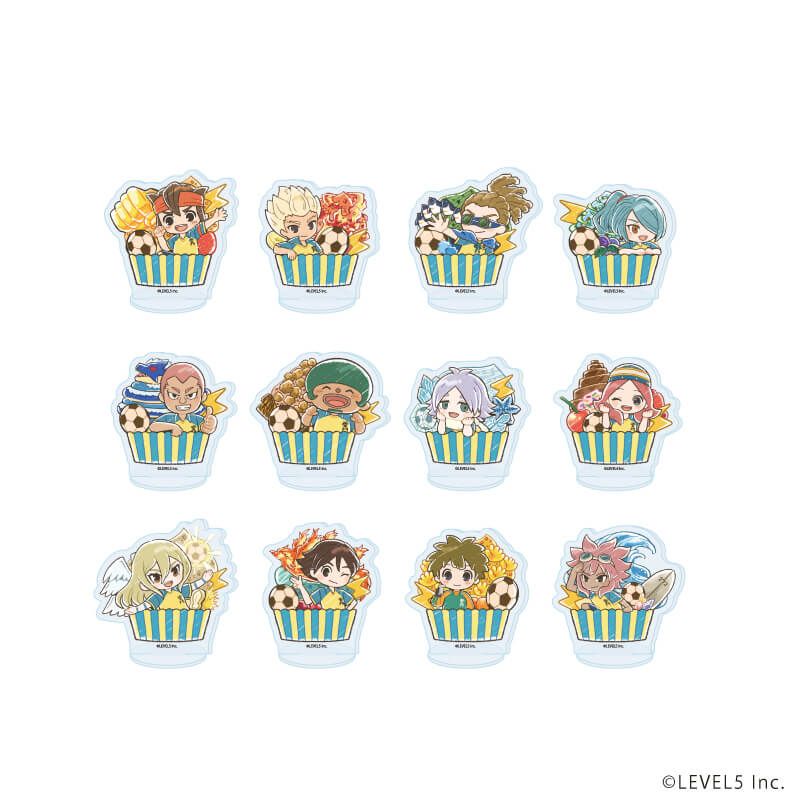 アクリルぷちスタンド「イナズマイレブン」01/スイーツver. コンプリートセット(全12種)(グラフアートイラスト)