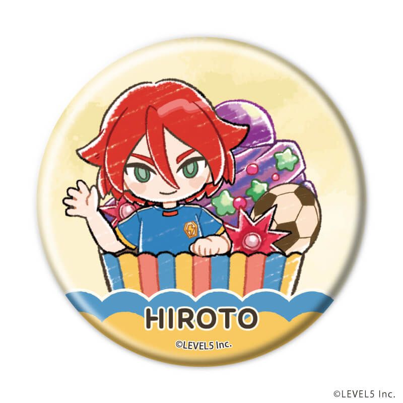 缶バッジ「イナズマイレブン」02/スイーツver. コンプリートセット(全12種)(グラフアートイラスト)