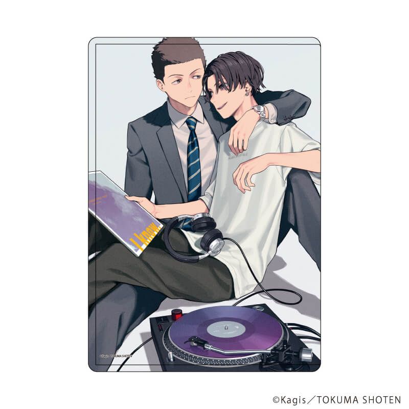 キャラクリアケース「スロウモーニング」01/川上 夏生&高山 壱成(公式イラスト)