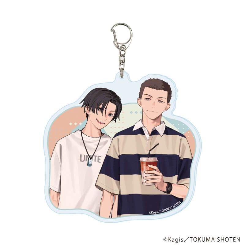 デカアクリルキーホルダー「スロウモーニング」01/川上 夏生&高山 壱成(描き下ろしイラスト)