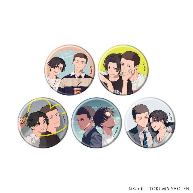 缶バッジ「スロウモーニング」01/コンプリートセット(全5種)(公式&描き下ろしイラスト)