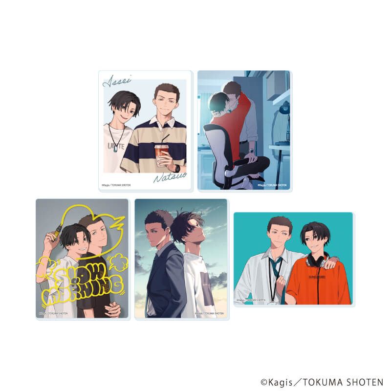 アクリルカード「スロウモーニング」01/ブラインド(5種)(公式&描き下ろしイラスト)