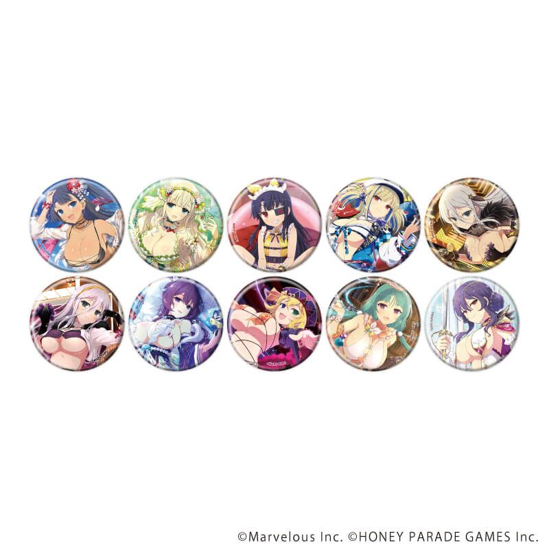 缶バッジ「シノビマスター 閃乱カグラ NEW LINK」19/コンプリートセット(全10種)(公式イラスト)