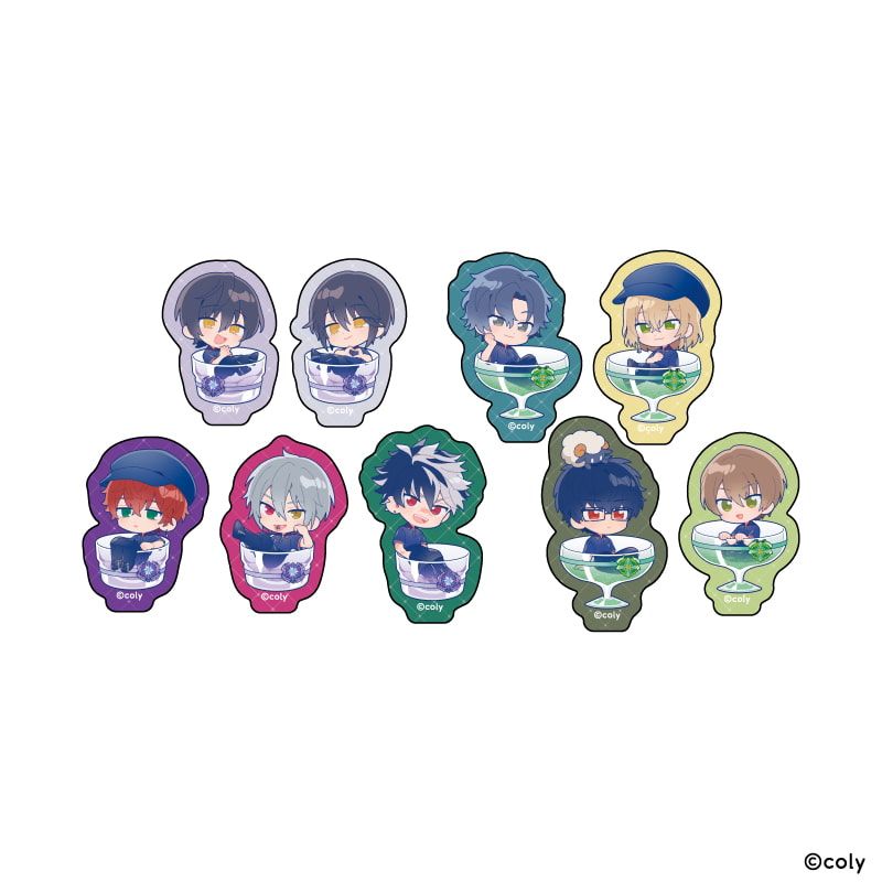 フレークシール(9種セット)「魔法使いの約束」01/北の国・南の国(ミニキャライラスト)