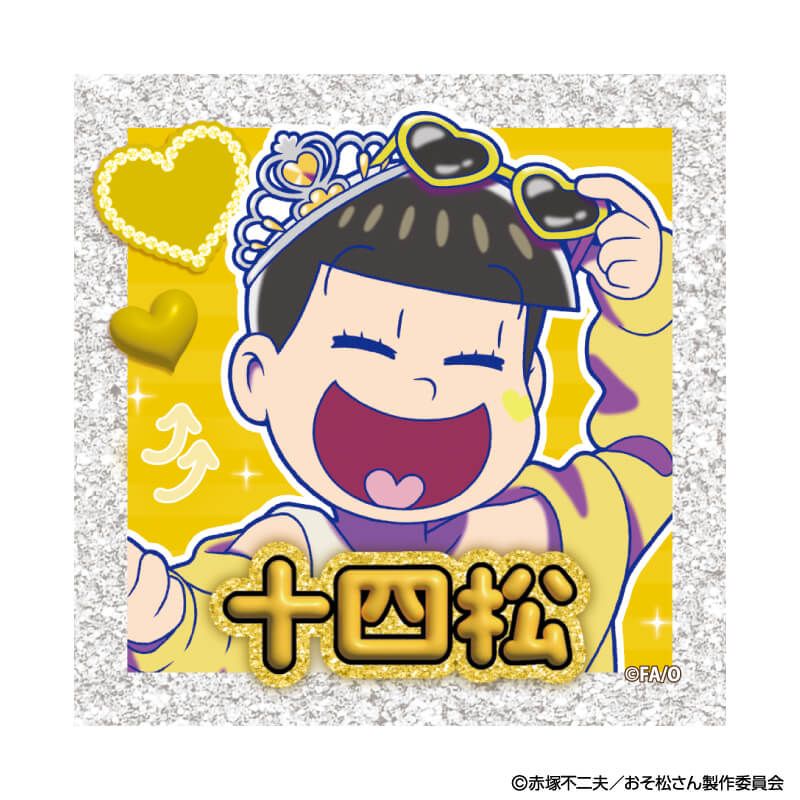 ホログラムステッカー「おそ松さん」05/十四松 ギャル男ver.(描き下ろしイラスト)