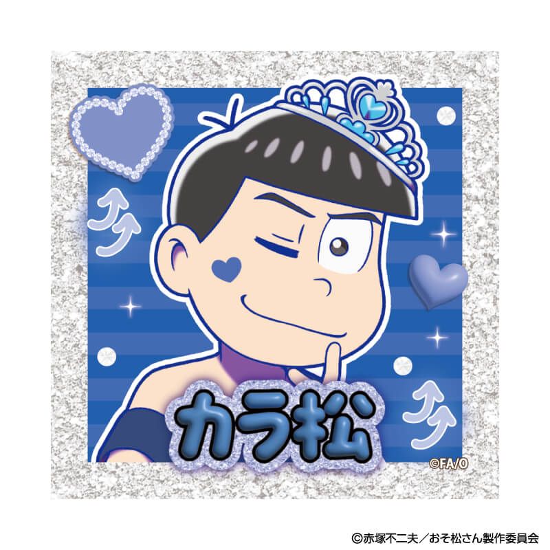 ホログラムステッカー「おそ松さん」02/カラ松 ギャル男ver.(描き下ろしイラスト)