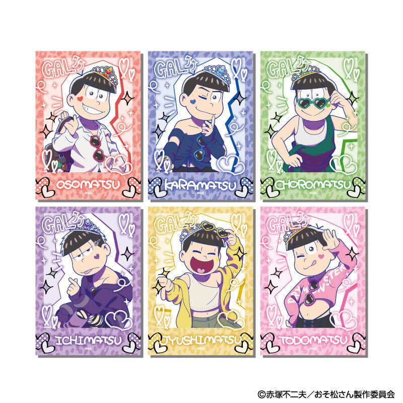 ミニブロマイド「おそ松さん」01/ギャル男ver. コンプリートセット(全6種)(描き下ろしイラスト)