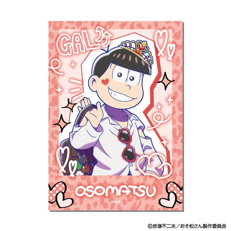 ミニブロマイド「おそ松さん」01/ギャル男ver. ブラインド(6種)(描き下ろしイラスト)