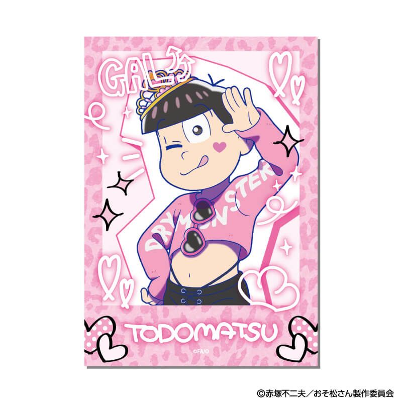 ミニブロマイド「おそ松さん」01/ギャル男ver. ブラインド(6種)(描き下ろしイラスト)