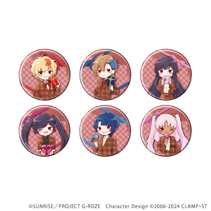 缶バッジ「コードギアス 奪還のロゼ」02/バレンタインver.トレーディング(6種)(グラフアートイラスト)