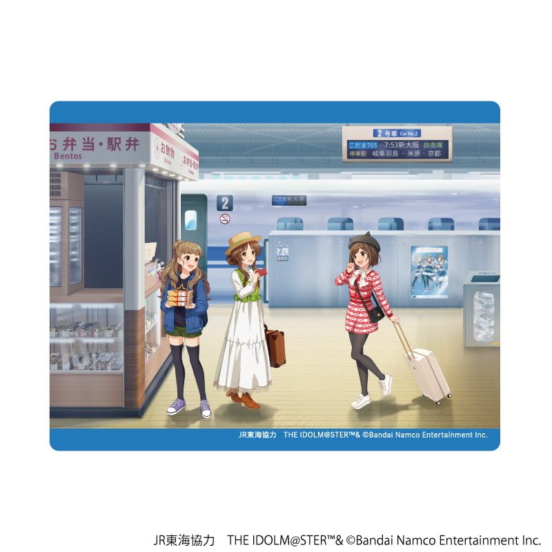 アクリルカード「JR東海×『アイドルマスター』シリーズ TR@VEL MEDLEY!!!!!!」07/コンプリートBOX(全6種)