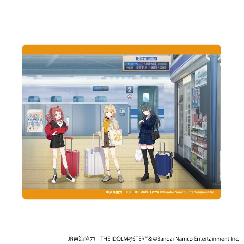 アクリルカード「JR東海×『アイドルマスター』シリーズ TR@VEL MEDLEY!!!!!!」07/コンプリートBOX(全6種)
