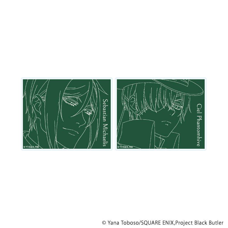 クリアステッカー2枚セットアニメ「黒執事 -緑の魔女編-」01/緑の魔女編セット(原画イラスト)