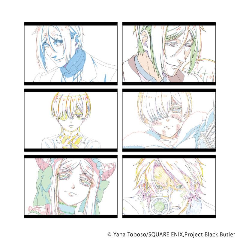ポストカード6枚セットアニメ「黒執事 -緑の魔女編-」01/緑の魔女編セット(原画イラスト)
