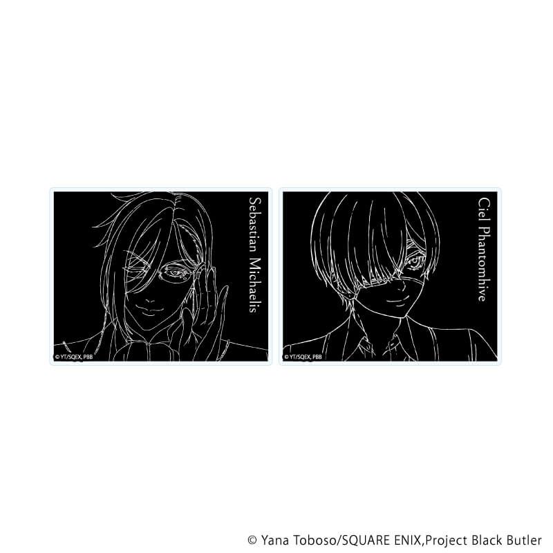 クリアステッカー2枚セットアニメ「黒執事 -寄宿学校編-」01/寄宿学校編セット(原画イラスト)