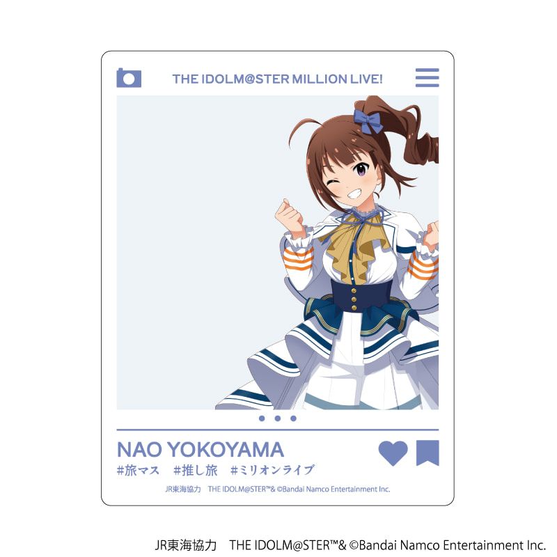 アクリルカード「JR東海×『アイドルマスター』シリーズ TR@VEL MEDLEY!!!!!! with MILLION LIVE!」04/コンプリートBOX(全6種)