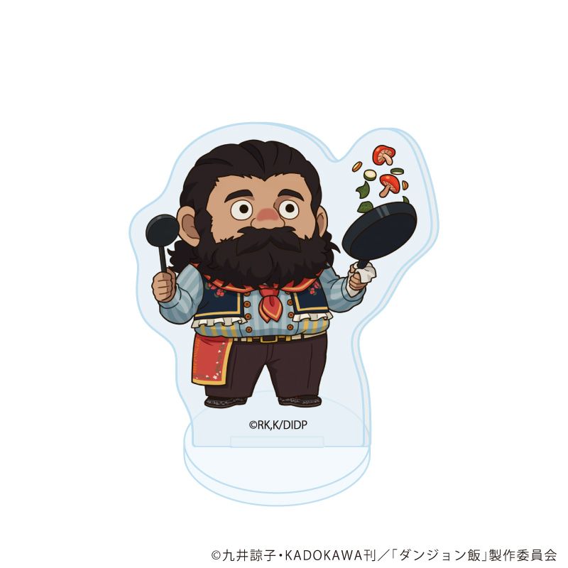 アクリルぷちスタンド「ダンジョン飯」03/収穫祭ver. コンプリートセット(全5種)(ミニキャライラスト)