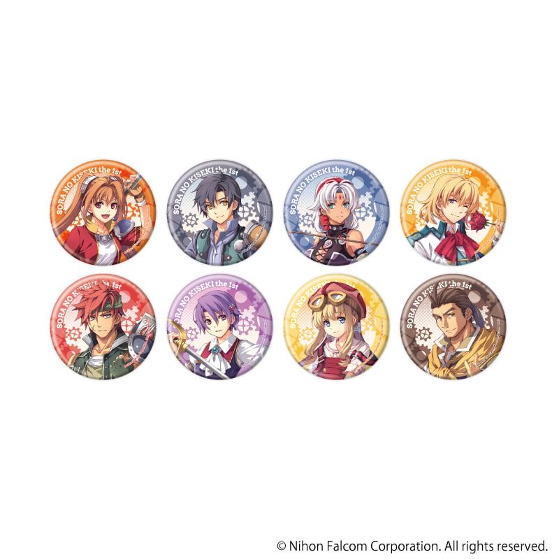 缶バッジ「空の軌跡 the 1st」01/コンプリートセット(全8種)(公式イラスト)