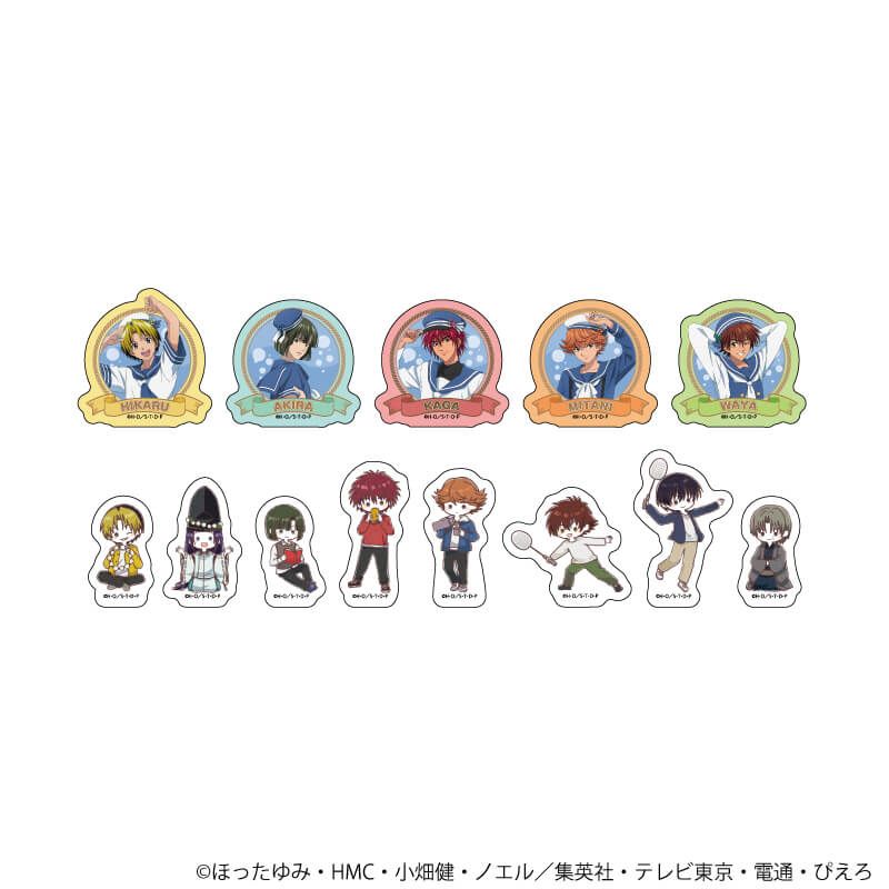 フレークシール(13枚セット)「ヒカルの碁」01/集合デザイン(描き下ろし&描き起こしイラスト)