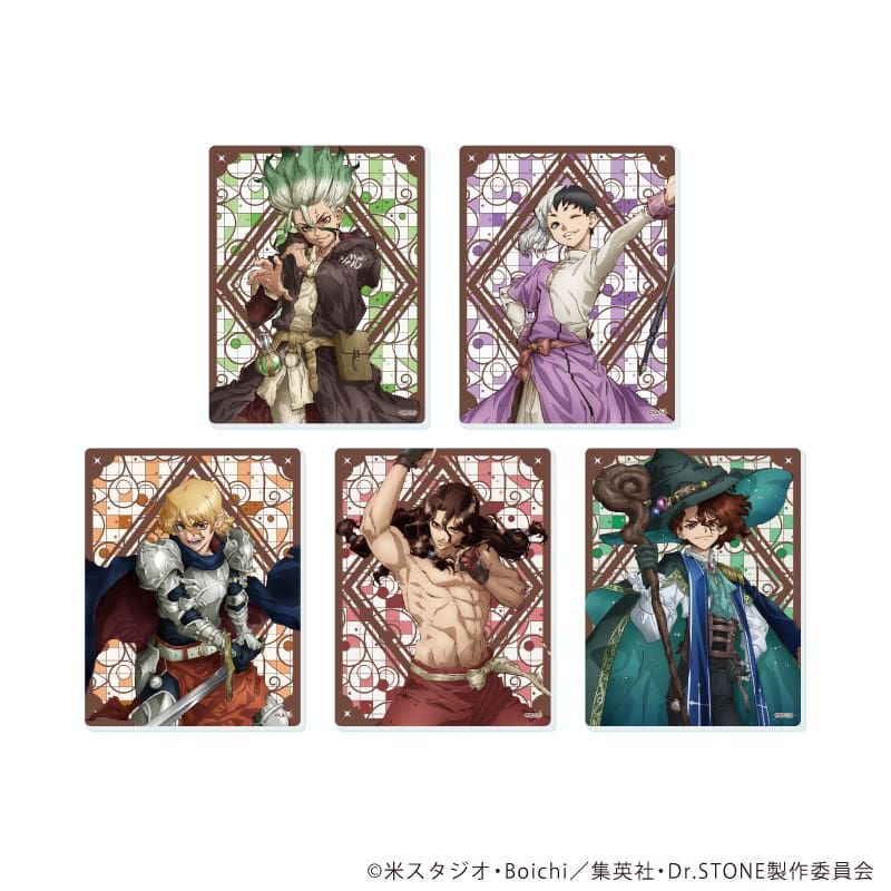 アクリルカード「Dr.STONE」20/RPGver. ブラインド(5種)(描き下ろしイラスト)