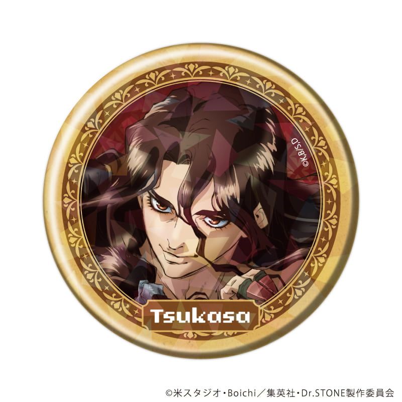 ホログラム缶バッジ(57mm)「Dr.STONE」07/RPGver. ブラインド(5種)(描き下ろしイラスト)