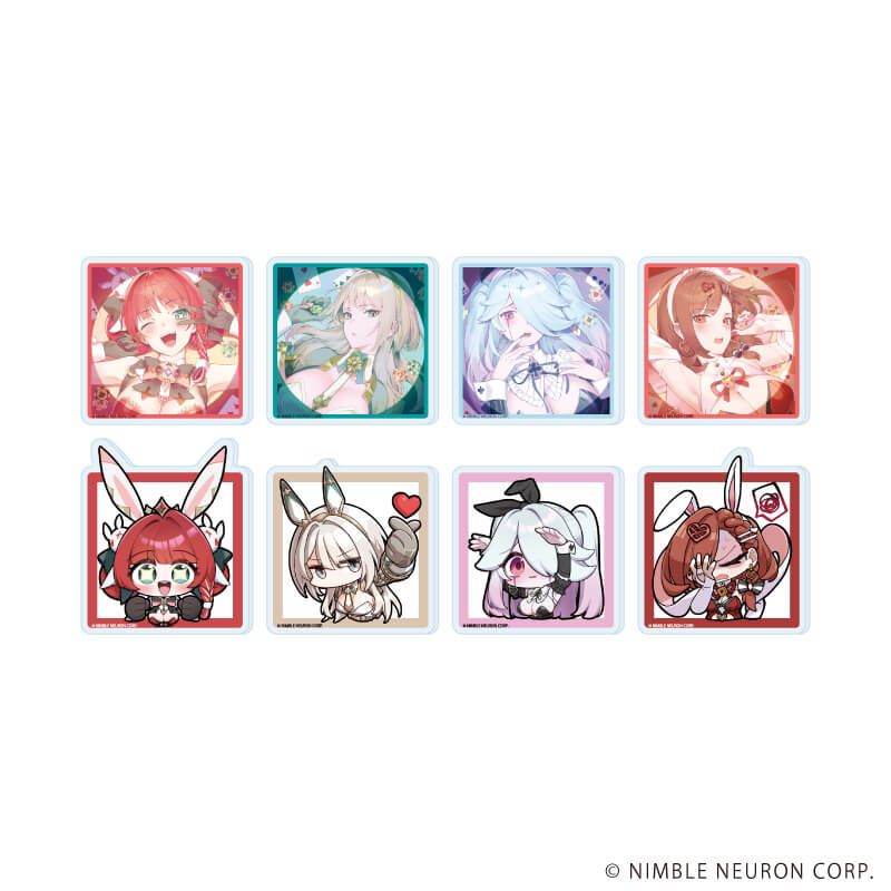 アクリルプレートバッジ「エターナルリターン」01/コンプリートセット(全8種)(公式イラスト)