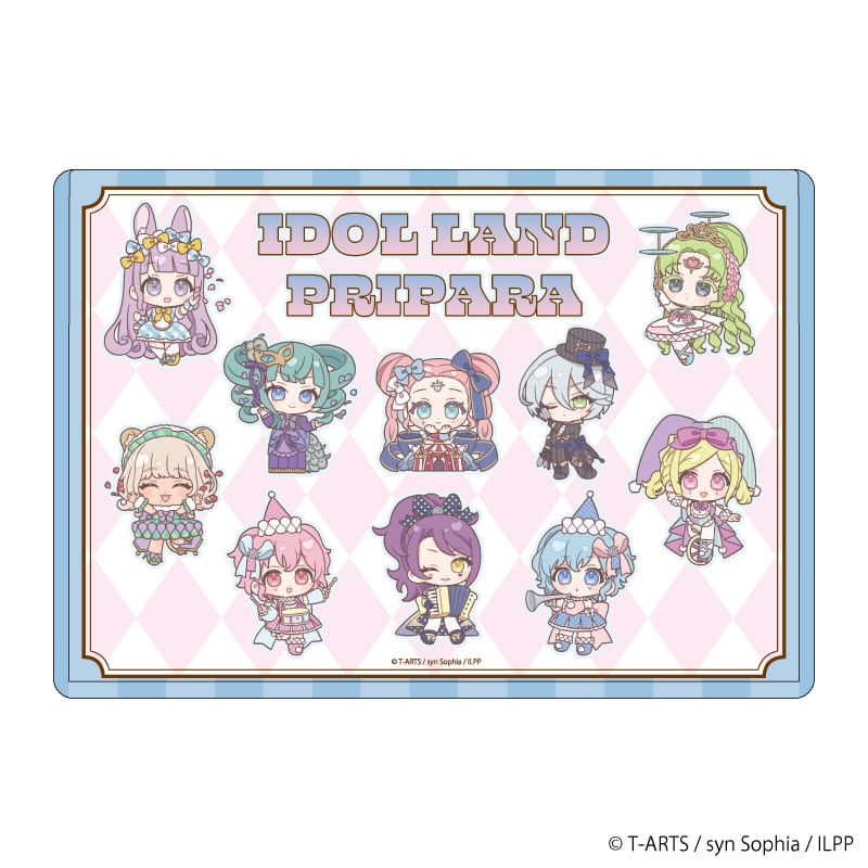 キャラクリアケース「アイドルランドプリパラ」07/集合デザイン サーカス団ver.(ミニキャライラスト)