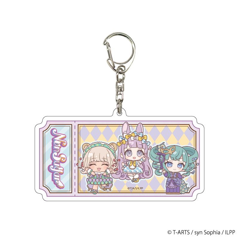 デカアクリルキーホルダー「アイドルランドプリパラ」10/NonSugar サーカス団ver.(ミニキャライラスト)