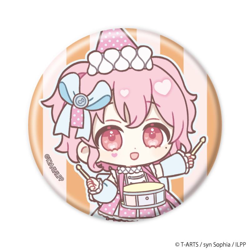 缶バッジ「アイドルランドプリパラ」21/サーカス団ver. ブラインド(10種)(ミニキャライラスト)