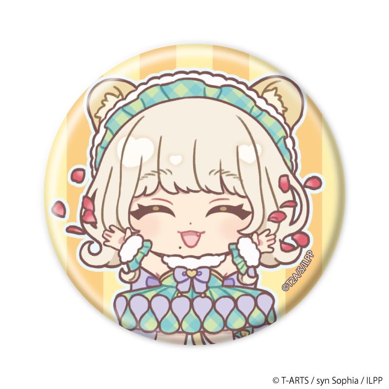 缶バッジ「アイドルランドプリパラ」21/サーカス団ver. ブラインド(10種)(ミニキャライラスト)
