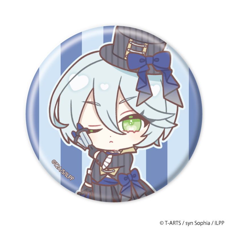 缶バッジ「アイドルランドプリパラ」21/サーカス団ver. ブラインド(10種)(ミニキャライラスト)