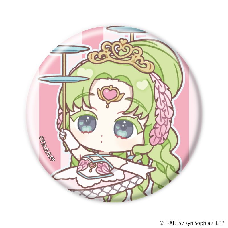 缶バッジ「アイドルランドプリパラ」21/サーカス団ver. ブラインド(10種)(ミニキャライラスト)