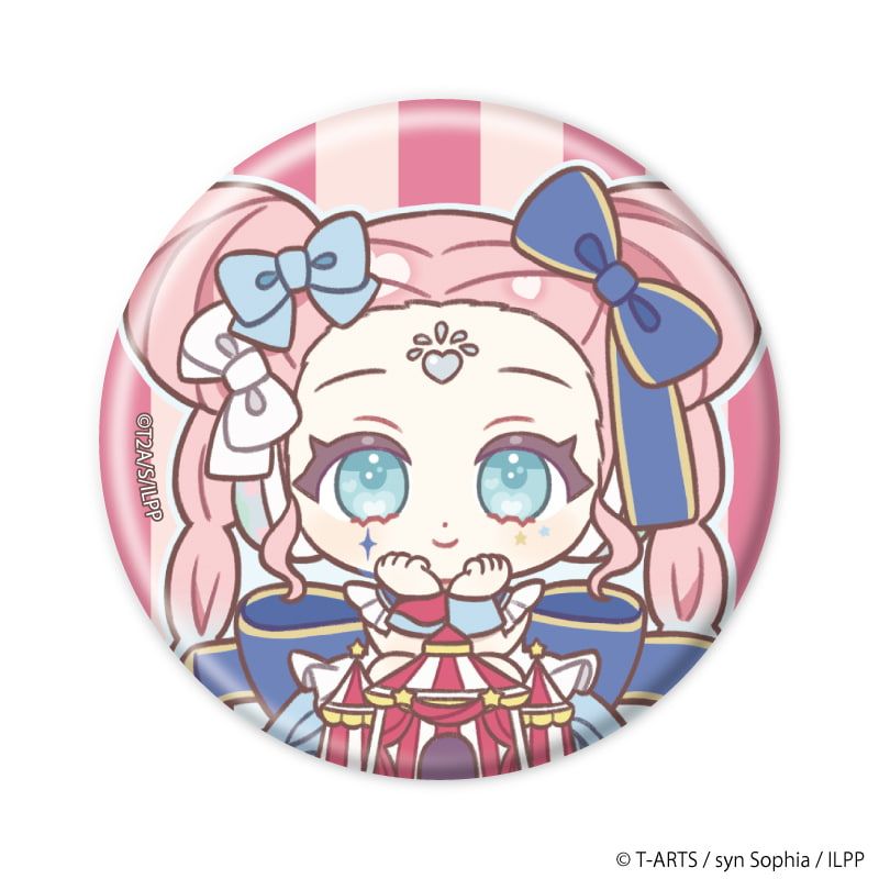 缶バッジ「アイドルランドプリパラ」21/サーカス団ver. ブラインド(10種)(ミニキャライラスト)