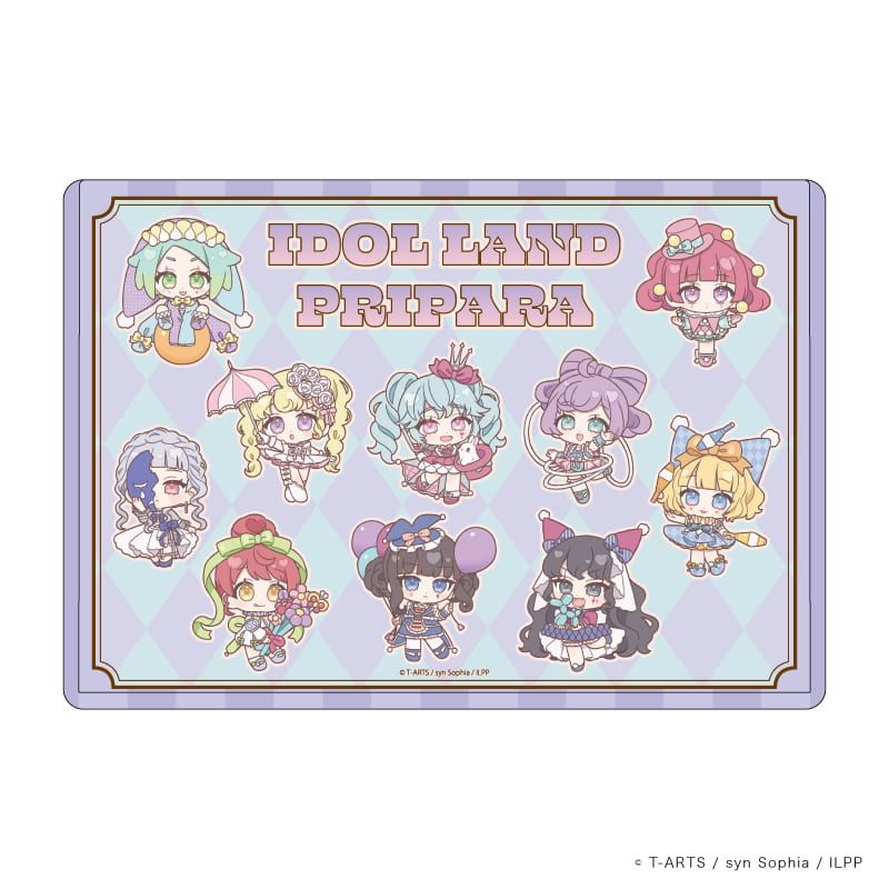 キャラクリアケース「アイドルランドプリパラ」06/集合デザイン サーカス団ver.(ミニキャライラスト)