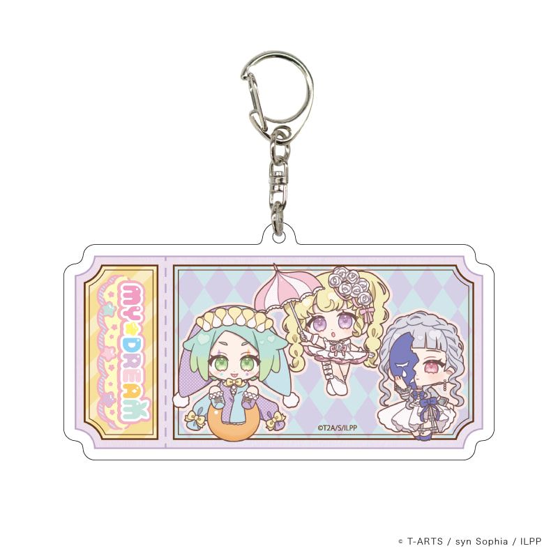 デカアクリルキーホルダー「アイドルランドプリパラ」07/MY☆DREAM サーカス団ver.(ミニキャライラスト)