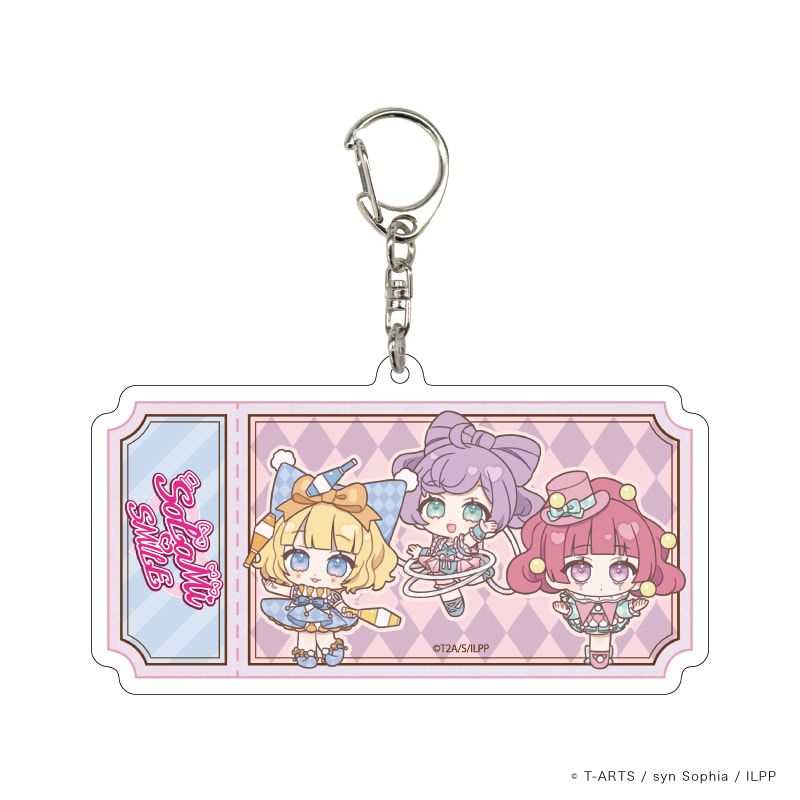 デカアクリルキーホルダー「アイドルランドプリパラ」06/SoLaMi SMILE サーカス団ver.(ミニキャライラスト)