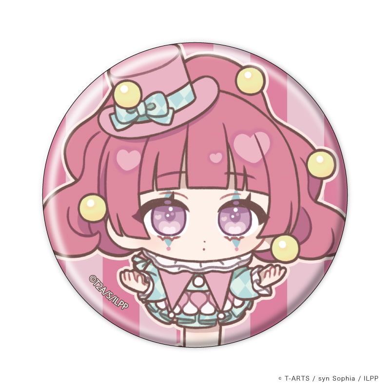 缶バッジ「アイドルランドプリパラ」20/サーカス団ver. コンプリートBOX(全10種)(ミニキャライラスト)