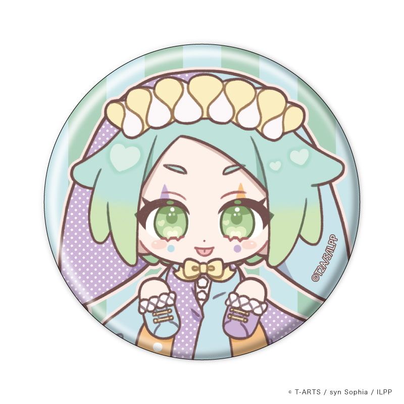 缶バッジ「アイドルランドプリパラ」20/サーカス団ver. コンプリートBOX(全10種)(ミニキャライラスト)