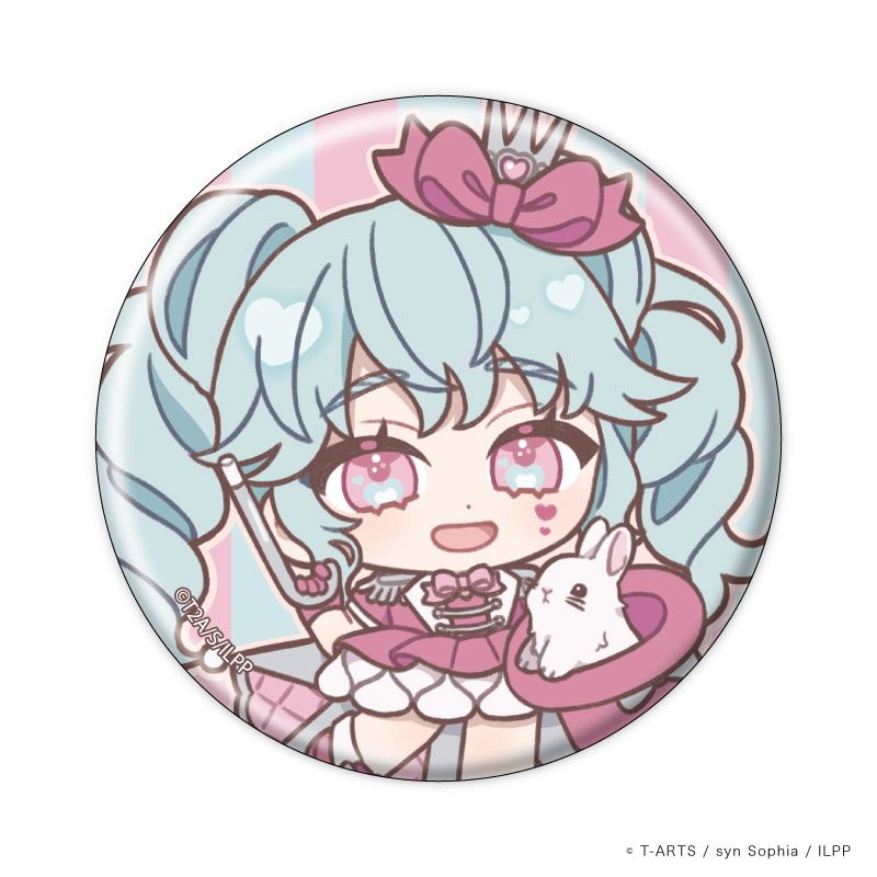 缶バッジ「アイドルランドプリパラ」20/サーカス団ver. ブラインド(10種)(ミニキャライラスト)