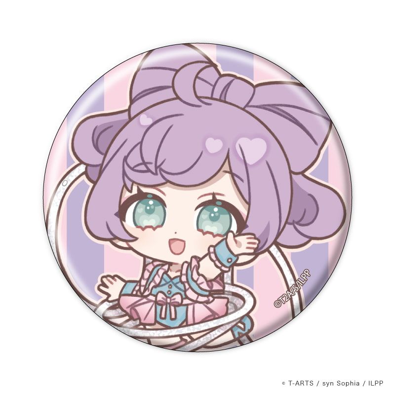 缶バッジ「アイドルランドプリパラ」20/サーカス団ver. ブラインド(10種)(ミニキャライラスト)