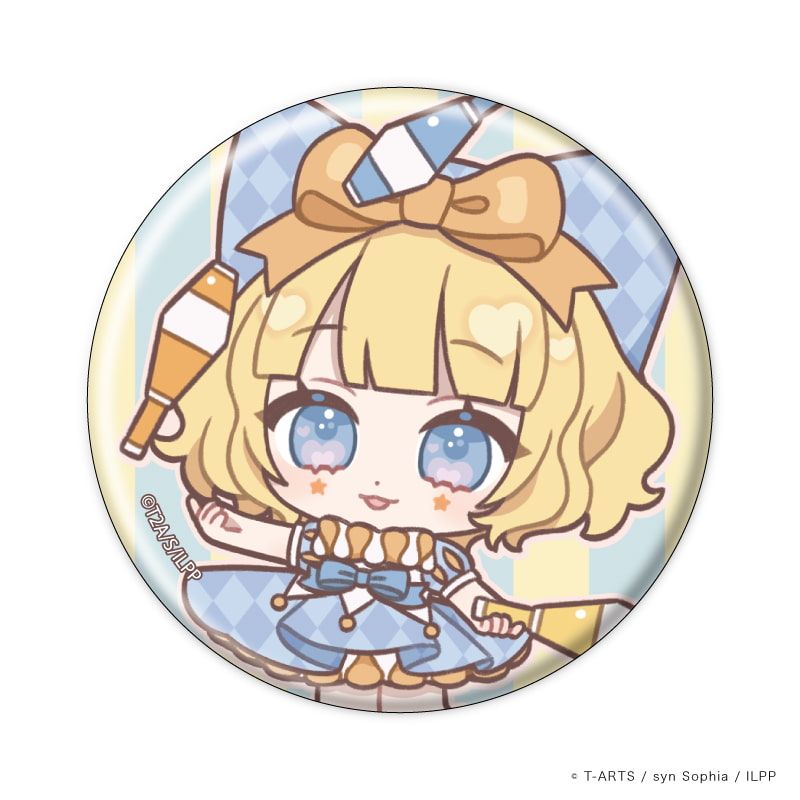 缶バッジ「アイドルランドプリパラ」20/サーカス団ver. ブラインド(10種)(ミニキャライラスト)