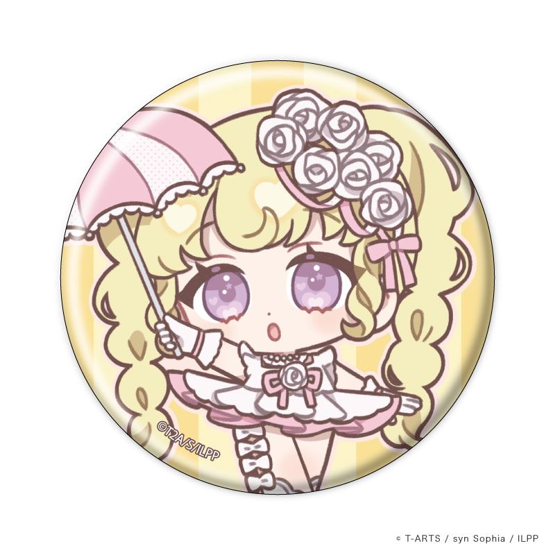 缶バッジ「アイドルランドプリパラ」20/サーカス団ver. ブラインド(10種)(ミニキャライラスト)