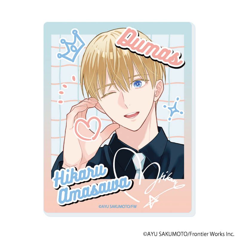 アクリルカード「転生アイドルとドルオタの騎士」01/コンプリートセット(全5種)(公式&描き下ろしイラスト)