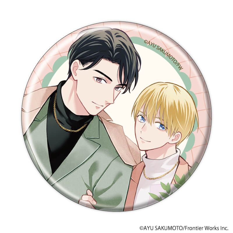 缶バッジ「転生アイドルとドルオタの騎士」01/ブラインド(5種)(公式&描き下ろしイラスト)