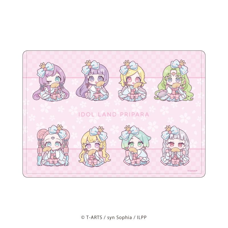 キャラクリアケース「アイドルランドプリパラ」05/集合デザイン ひな祭りver.(ミニキャライラスト)