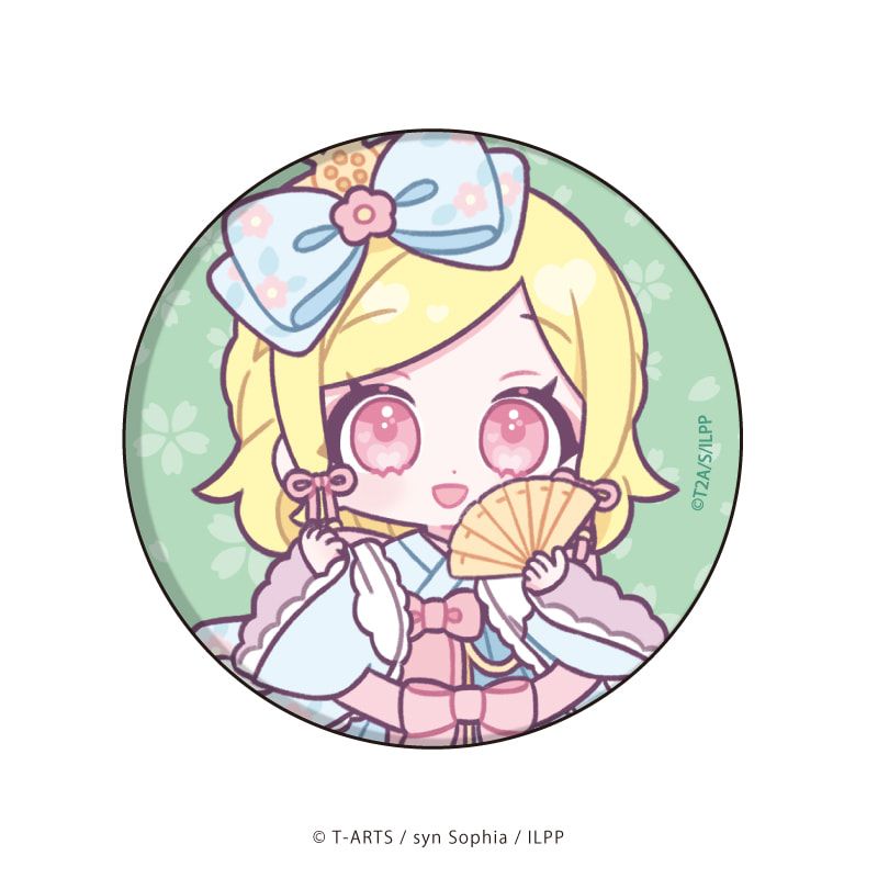 缶バッジ「アイドルランドプリパラ」19/ひな祭りver. ブラインド(8種)(ミニキャライラスト)