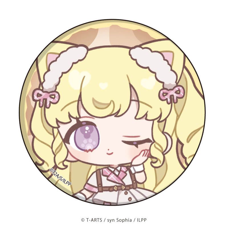 缶バッジ「アイドルランドプリパラ」12/猫の日ver. ブラインド(8種)(ミニキャライラスト)