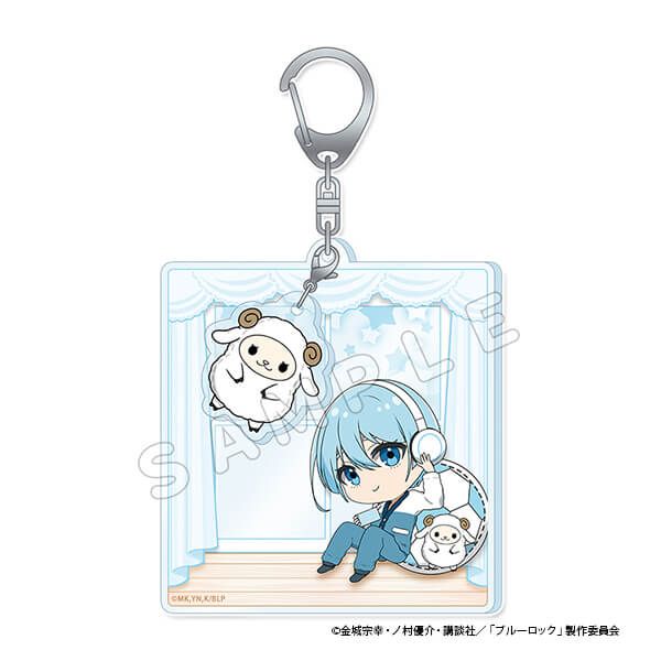ブルーロック ぷちちょこ アクリルキーホルダー【氷織 羊】くつろぎ時間ver.