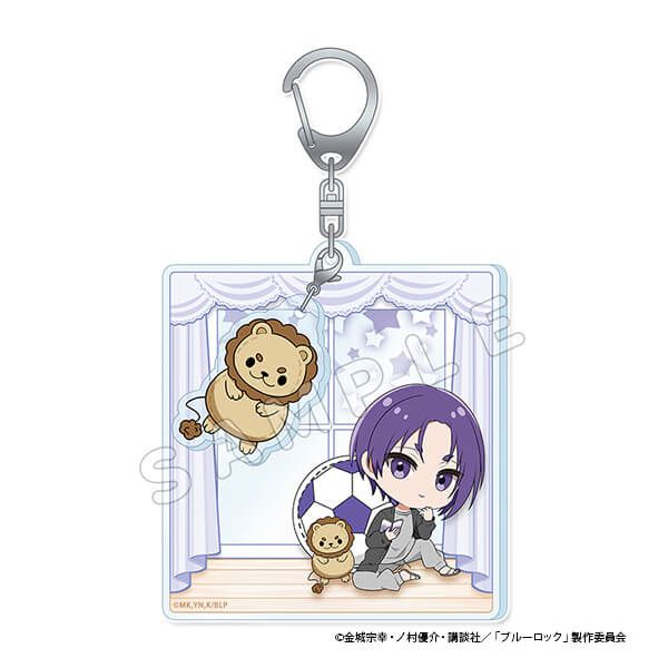 ブルーロック ぷちちょこ アクリルキーホルダー【御影玲王】くつろぎ時間ver.