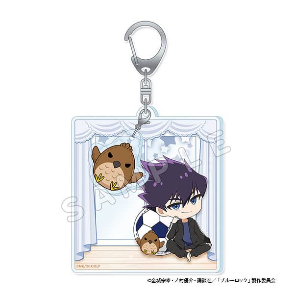 ブルーロック ぷちちょこ アクリルキーホルダー【烏 旅人】くつろぎ時間ver.